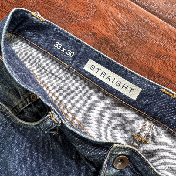 GAP 1969 33 x 30 Straight Leg Selvedge Denim Pants - Picture 4 of 9